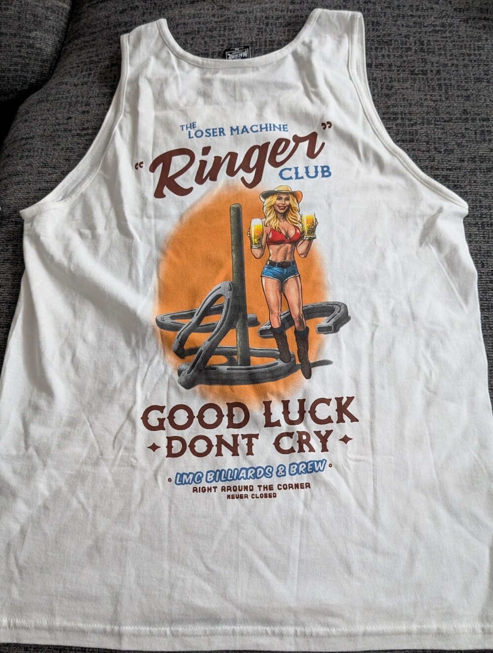 Loser Machine Ringer Club Tank M - Picture 4 of 6